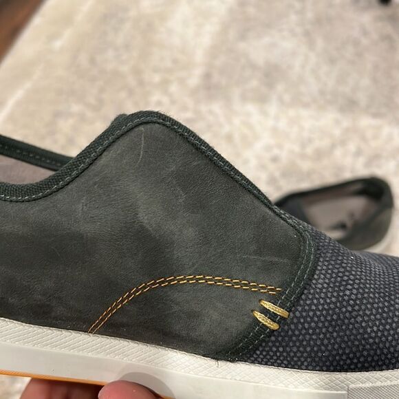 AHNU Mens Leather Slip On Loafers Tennis Shoes
Sz US 8.5 Blue Green - Picture 8 of 9